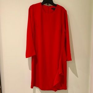 Banana Republic Red Midi Dress